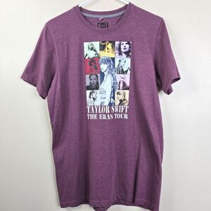 K And T Apparel Taylor Swift The Eras Tour Photo Collage Short Sleeve Tee Medium